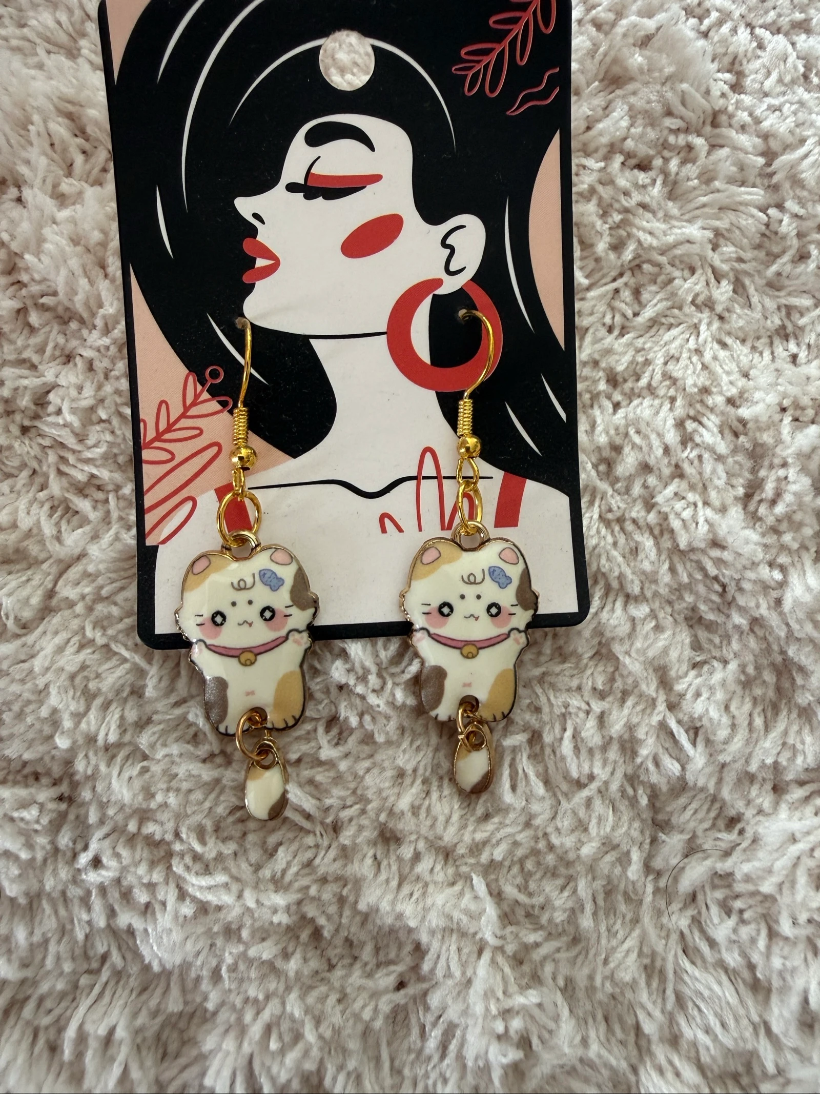 Boucles d'oreilles chatons – photo 5